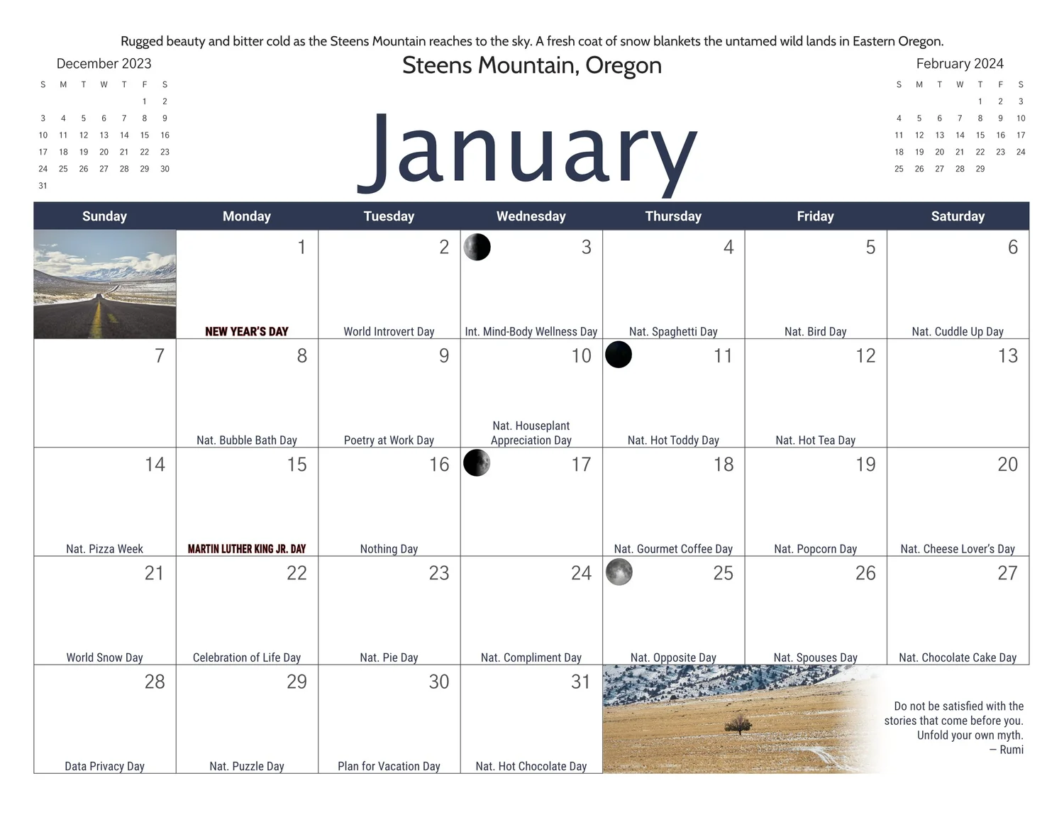 2024 Calendar — Ralph Daub Photography