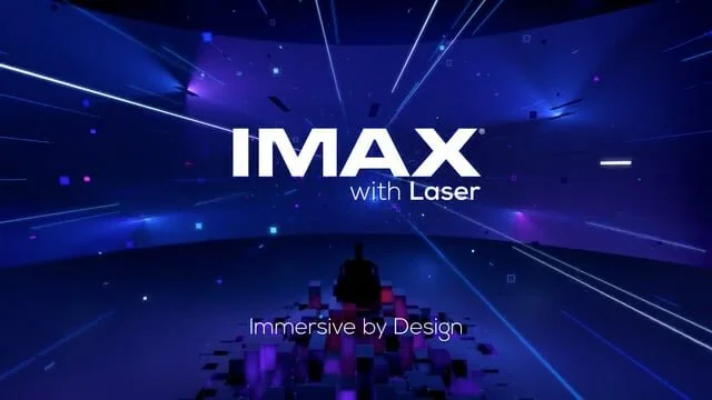 IMAX with Laser - logo playing at AMC IMAX theaters