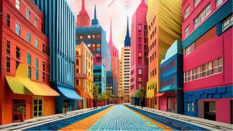 A image asset used for the the music video, All This Wasted Time, animated by Cory Carrington.