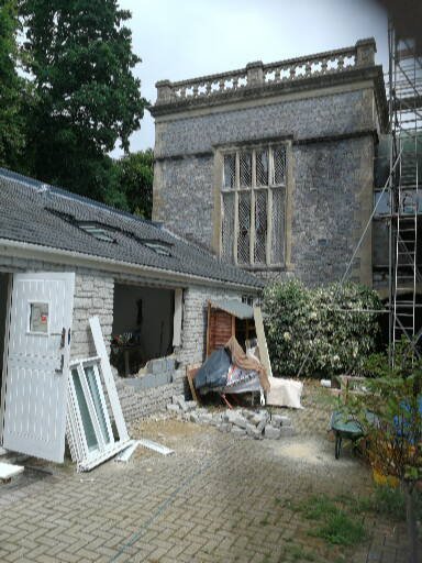 Big hole for the sliding doors