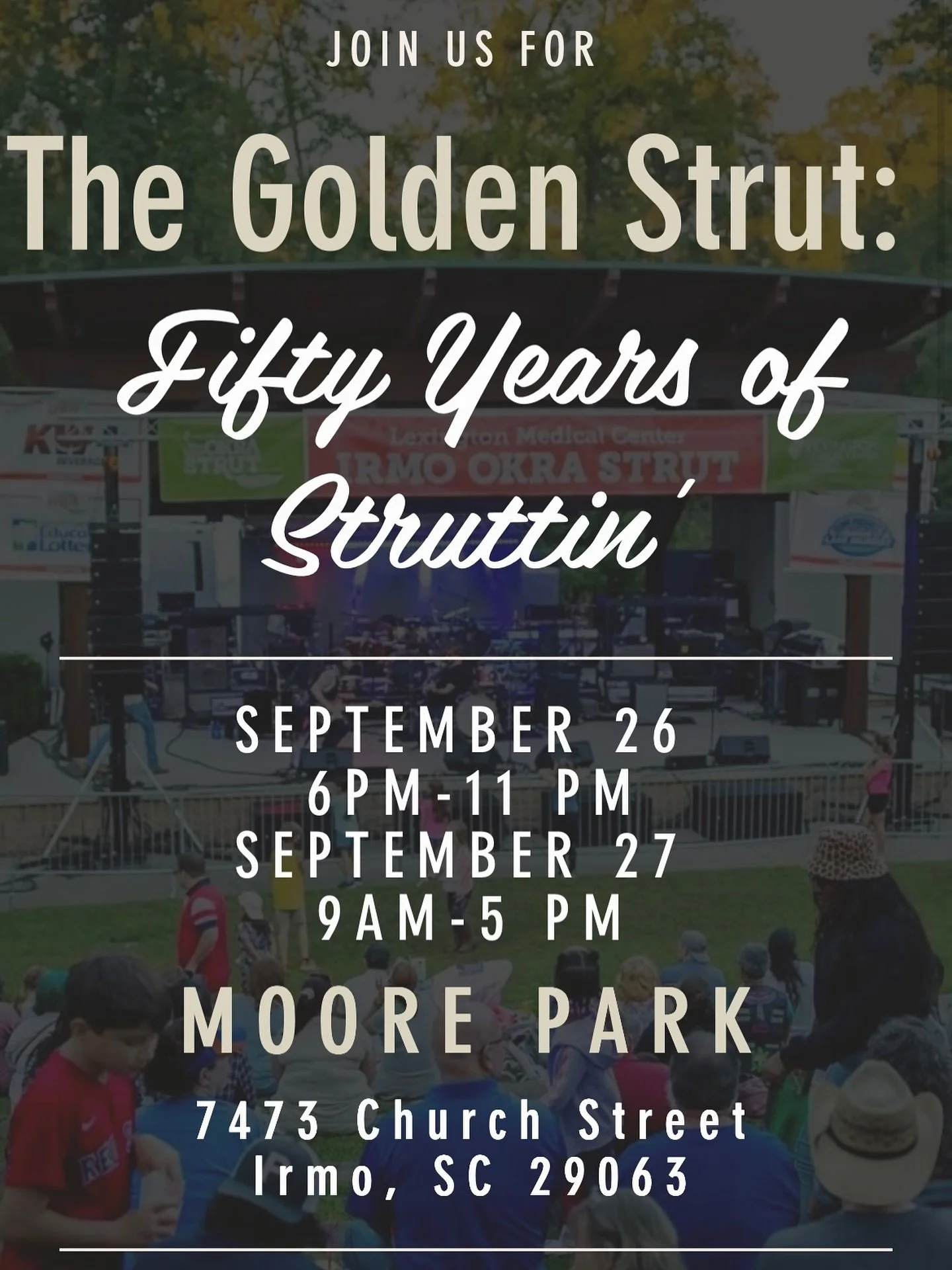 Emma Daisy will be at the Okra Strut Festival this upcoming weekend! If you are running low on products and are in the Columbia area, come and see us! We will be there Friday and Saturday, Booth 409 in the pink tent! 

MOORE PARK
7473 Church Street
I