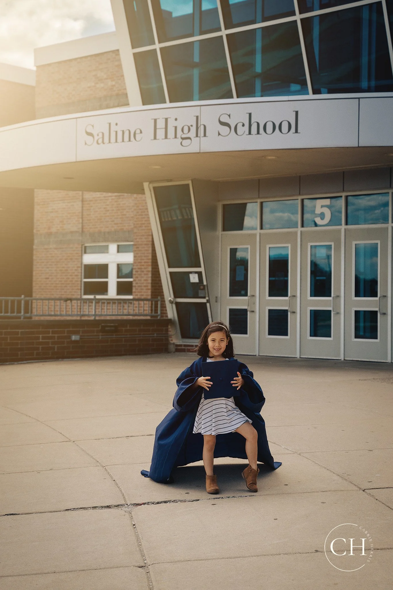 PreK Cap and Gown Portraits: Saline &amp; Ann Arbor, Michigan