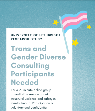 Trans and Gender Diverse Consulting Participants Needed