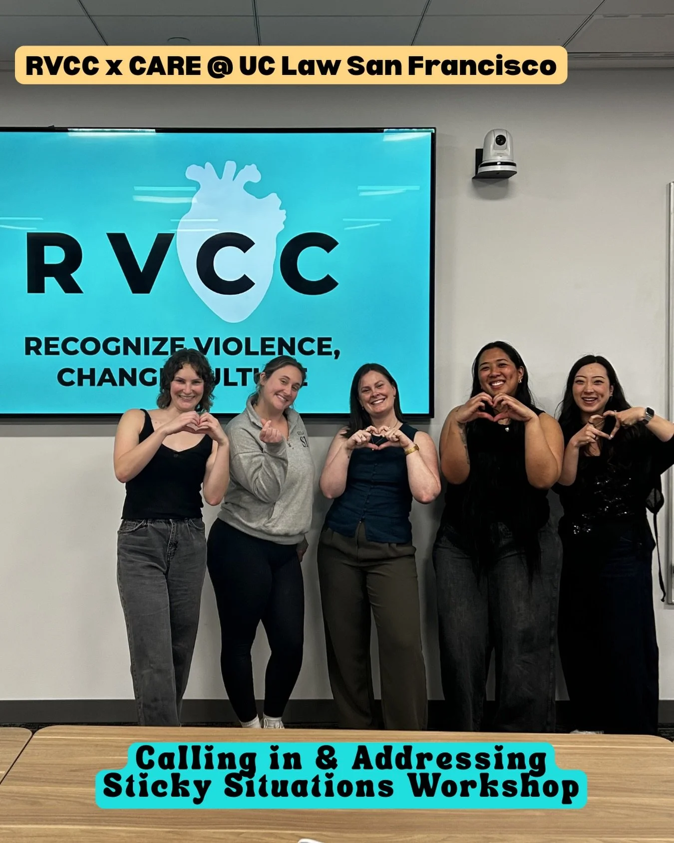 Had such a wonderful time with the amazing @careuclawsf student advisory board. Loved the conversations and all your insights 😊. We discussed strategies for calling in and addressing sticky situations that may come up when facilitating sexual violen