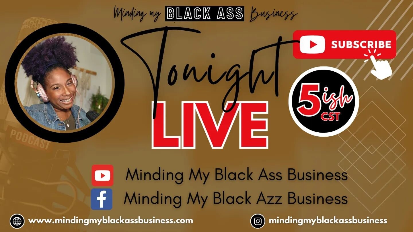 I'm going LIVE over on @mindingmyblackassbusiness Facebook + YouTube pages in a little bit to give some life updates. 

A lot has been going on and I think it's time to share a bit.  Hope to see you there!
.
.
.
.

#kimberlandthylin #watchthesun #bla