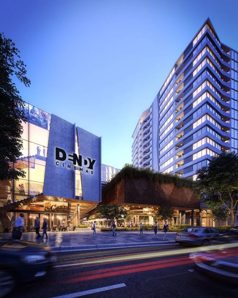 Dendy Cinemas in box seat at Coorparoo Square