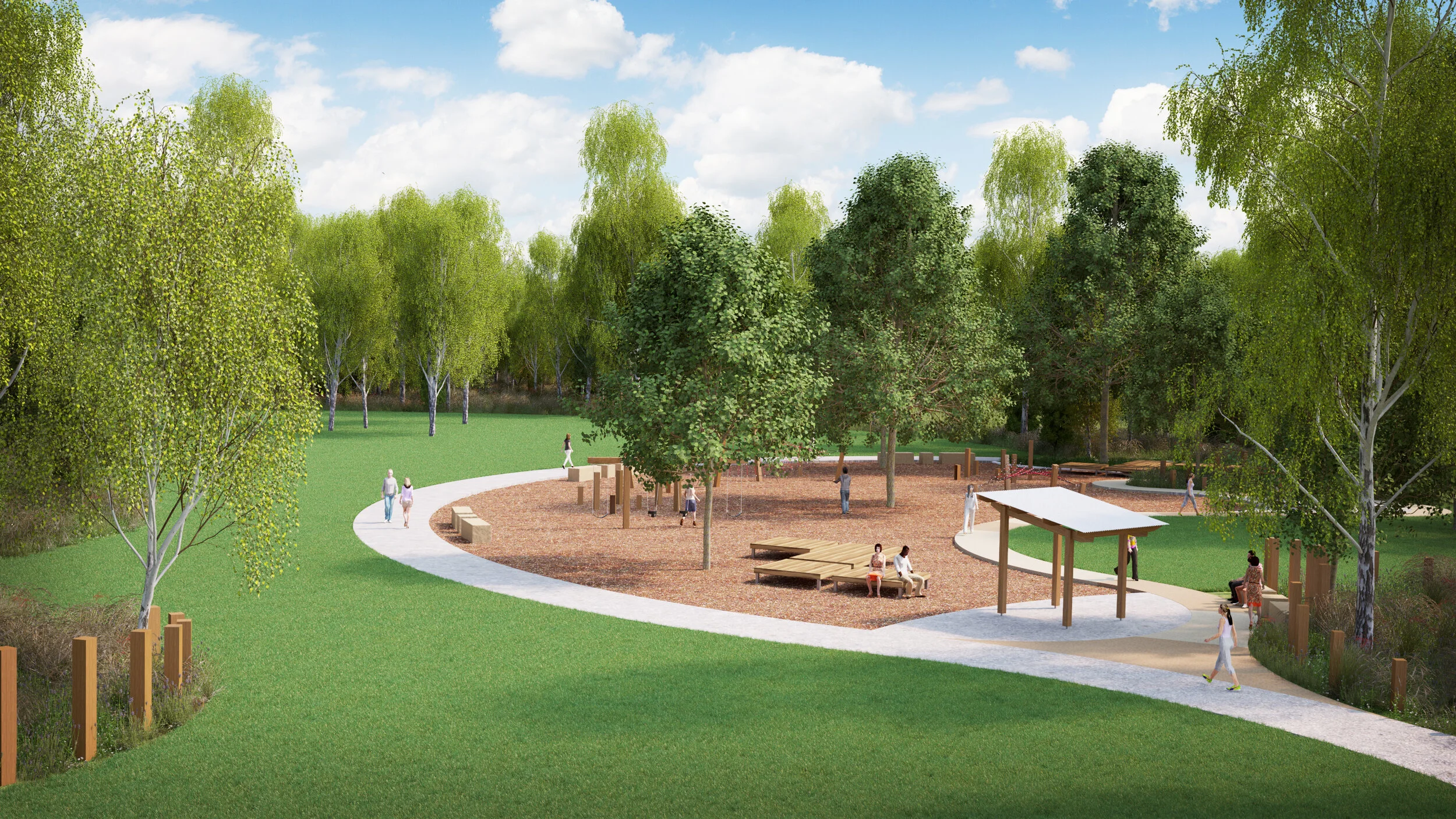 Parkside lives up to its name