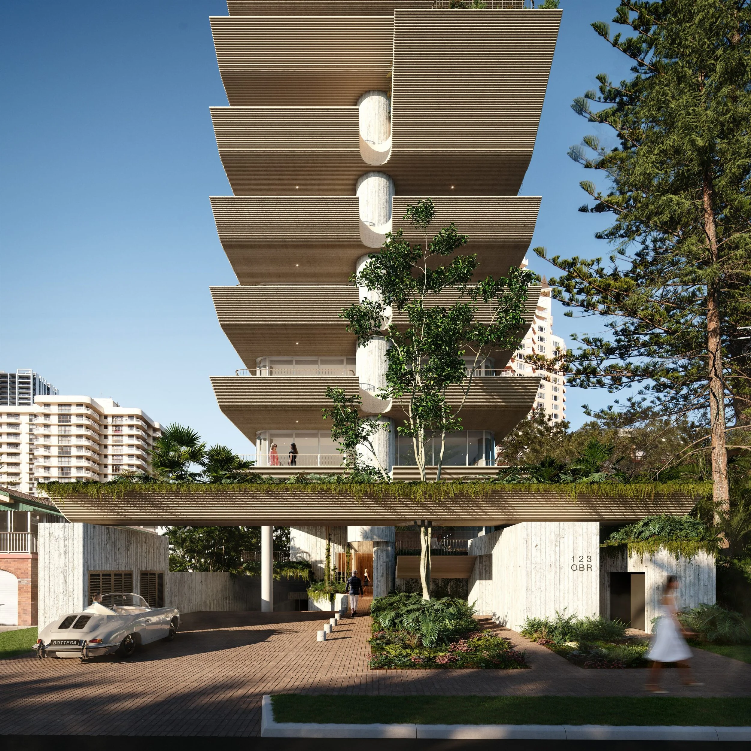 Apartment project to create a signature architectural landmark for Broadbeach