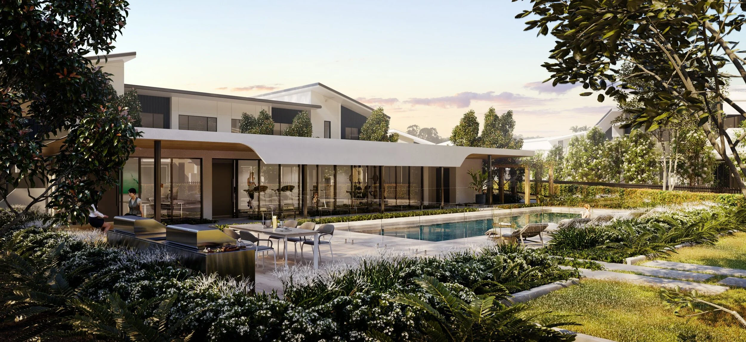Exclusive Gold Coast townhomes enclosed by lush natural reserve fly off market in first month