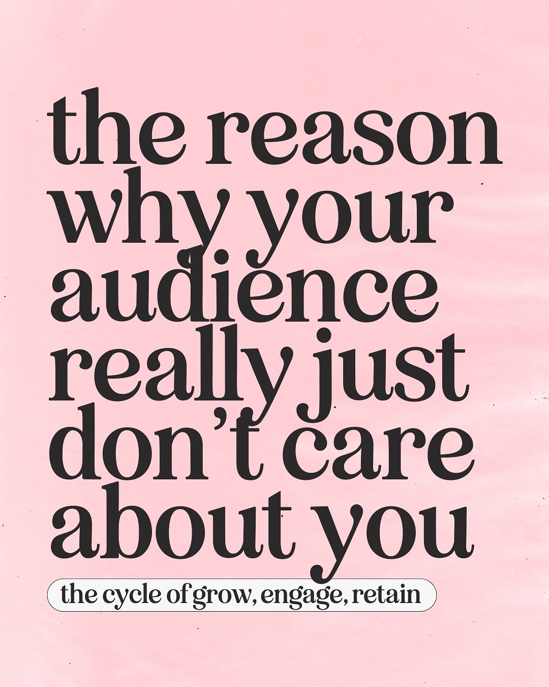 your audience doesn&rsquo;t owe you anything 👀✨

 harsh truth time: you can&rsquo;t just post and expect people to engage.

i see it everywhere - creators and brands posting randomly and then wondering why their audience isn&rsquo;t showing up, but 