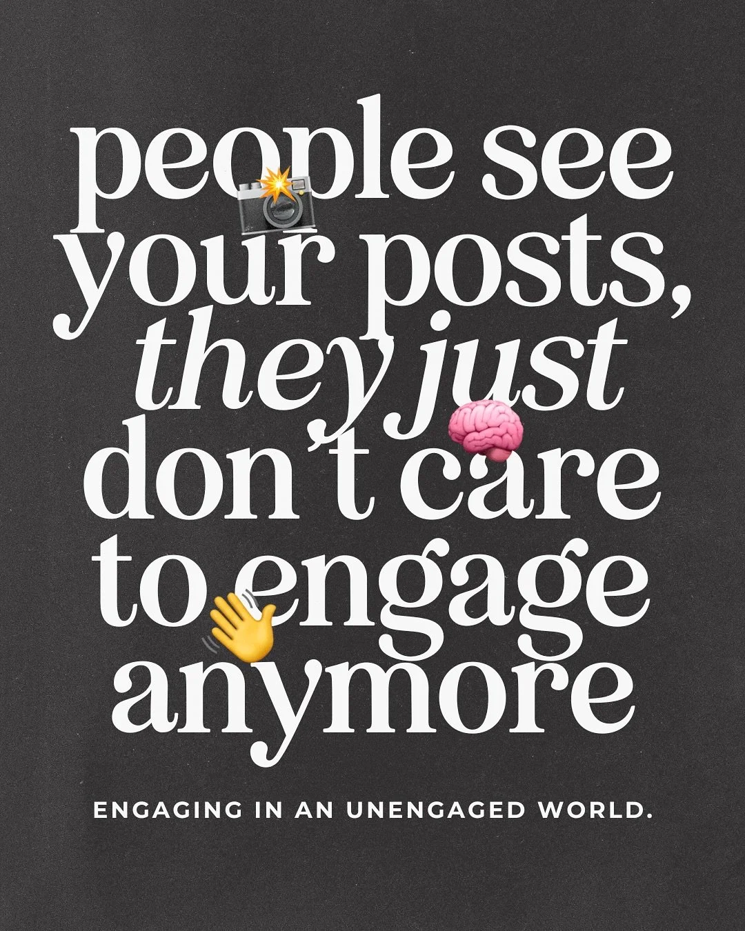 are we OVER engaging? 👀🥱✨🚨

data shows numbers are down, but what does this mean? what&rsquo;s next? and how do you pivot?

let&rsquo;s talk about! I want to hear your thoughts below, have you noticed this shift? do *you* engage less?

#prettylitt