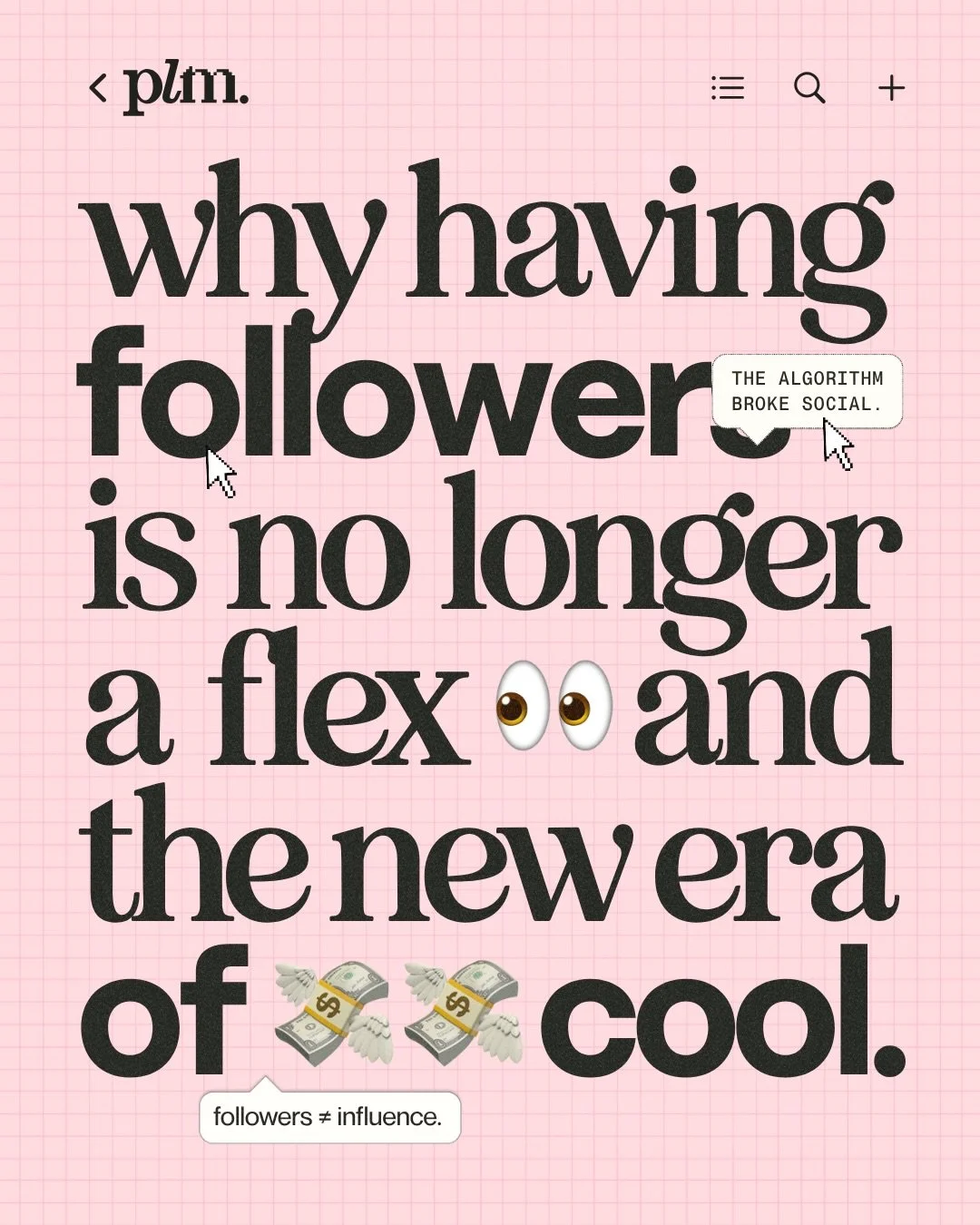 algorithms killed the follower, now what? ✨💭

very much enjoyed this article by The New Yorker - here are my thoughts and what it means for us. 

have you noticed yourself &ldquo;following&rdquo; less? I&rsquo;d love to hear your thoughts!