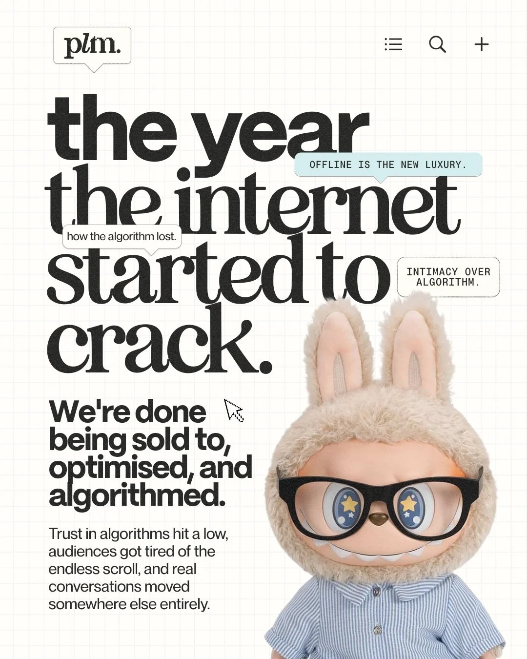 the way we use social media is shifting - and it matters for 2026 👋 

this year, something changed: people started opting out of the feed and into spaces that feel more intentional - substacks, group chats, broadcast channels, private communities. 
