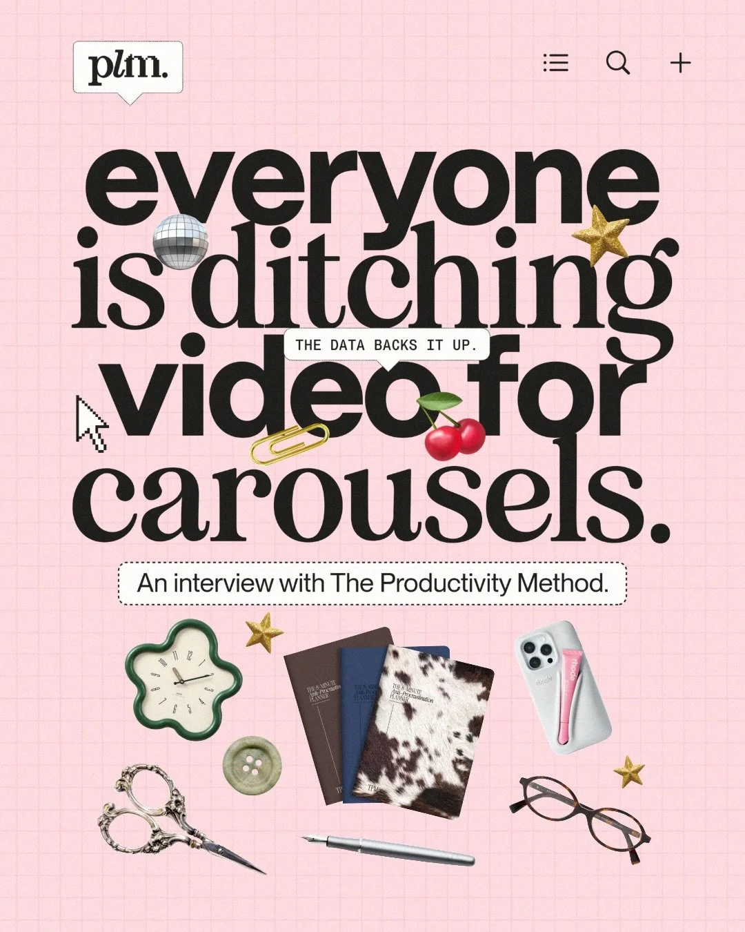 carousels are *so* back baby (ft. @theproductivitymethod) 👀🤏‼️✨

I spoke to Rebecca, Social Media Manager at @theproductivitymethod about why they&rsquo;ve made carousels a core part of their strategy - and what most brands get completely wrong abo