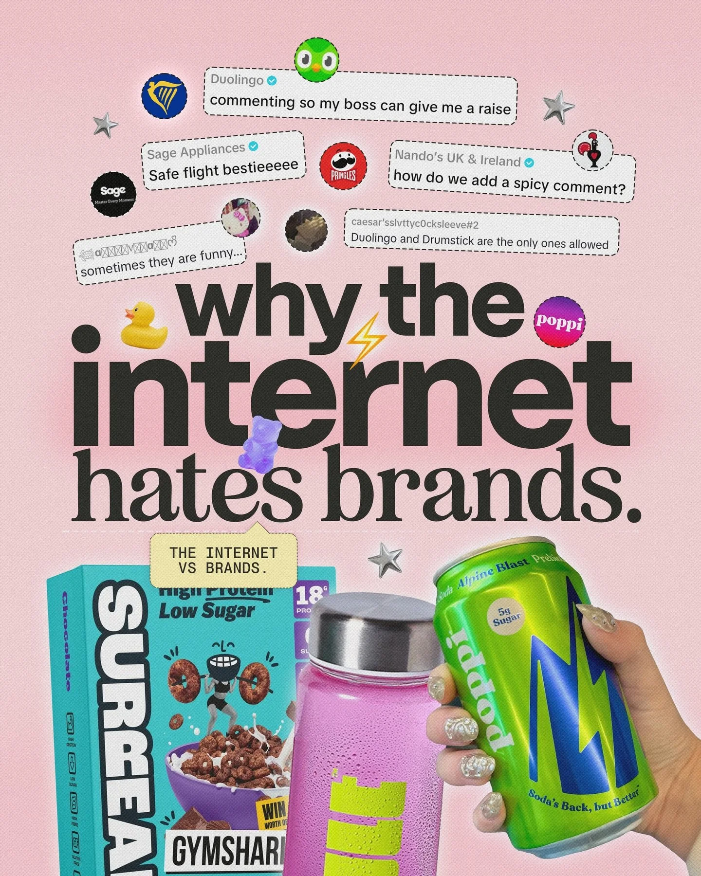 we built social media for people, then brands moved in 👀

some are welcomed, whilst many are shunned. 

so what&rsquo;s the problem? where did the &ldquo;silence, brand&rdquo; lore begin? and what separates brands we befriend vs. brands we bully?