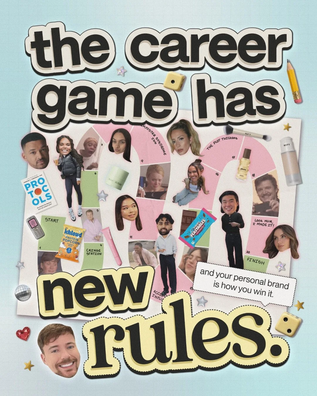 the career game has new rules, and a personal brand is the closest thing to a cheat code going 🎲⋆˚࿔ 💼 ⋆｡&deg;

@dayanacollazosi went from treating LinkedIn like an online CV to brand partnerships with Semrush and ElevenLabs and an Adobe Express amb