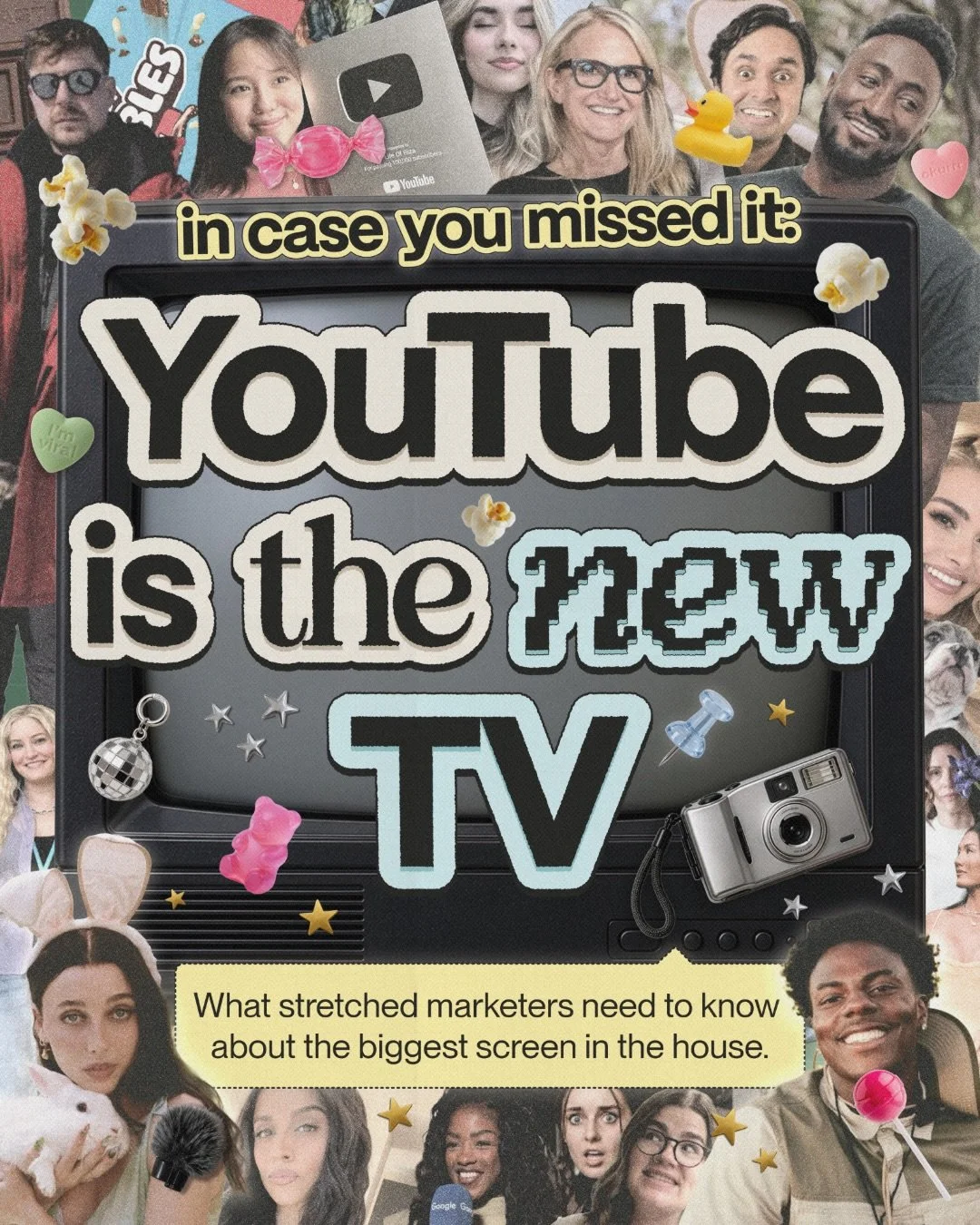 more than half of UK YouTube watch time now happens on a TV screen 📺⋆｡˚ ༘ *

we went to YouTube Festival last month and haven&rsquo;t looked at the platform the same way since, so we asked Dyana Najdi, Managing Director of Advertising at Google UK &