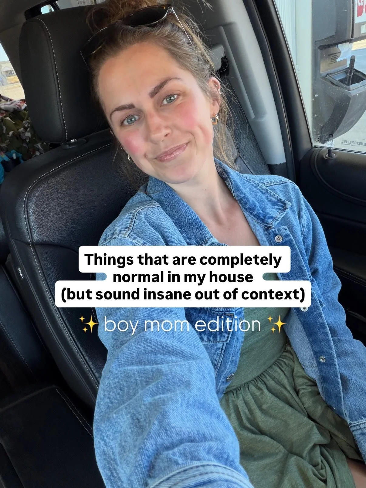 Imagine hearing these things things without context 😂 they would actually sound crazy lolol 

But if you&rsquo;re a mom of little kids, esp boys&hellip; you probably already know these are just part of the deal

ngl a small part of me does fear what