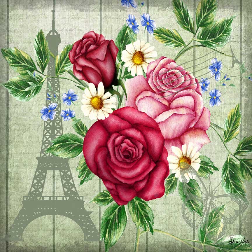 Country French Roses โ Main Line Art & Design