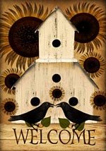 Welcome Fall Birdhouse