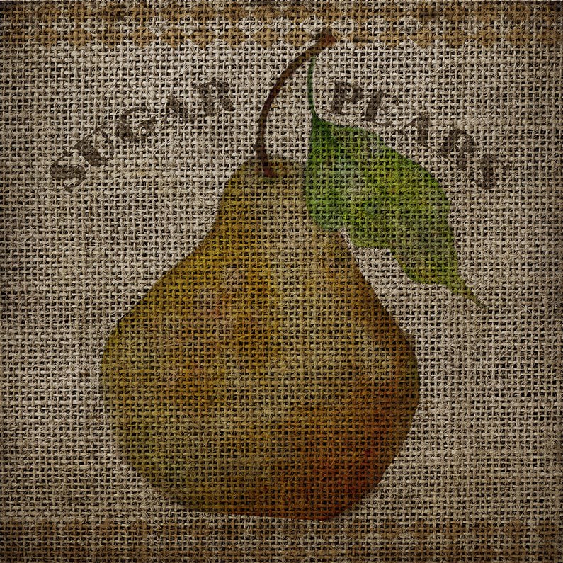 Sugar Pears Burlap