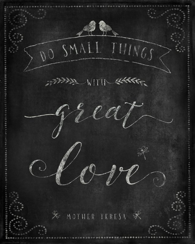 Do Small Things With Great Love