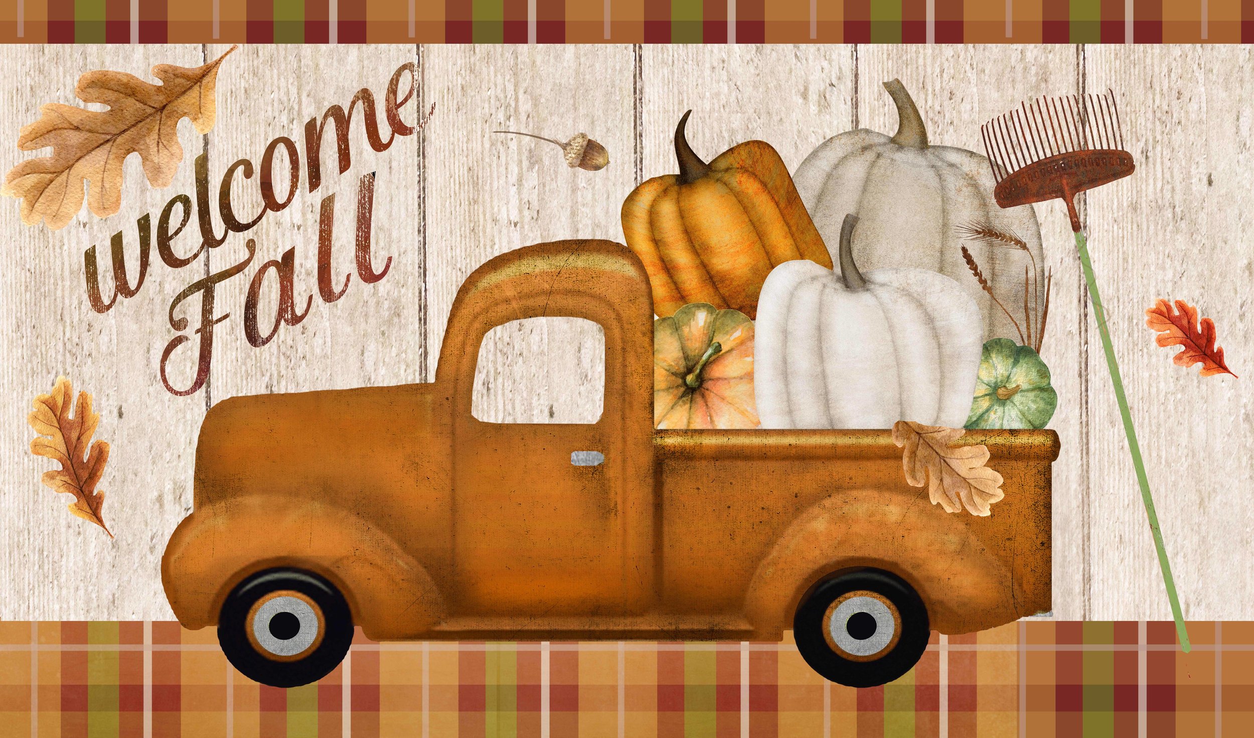 Fall Truck Horizontal