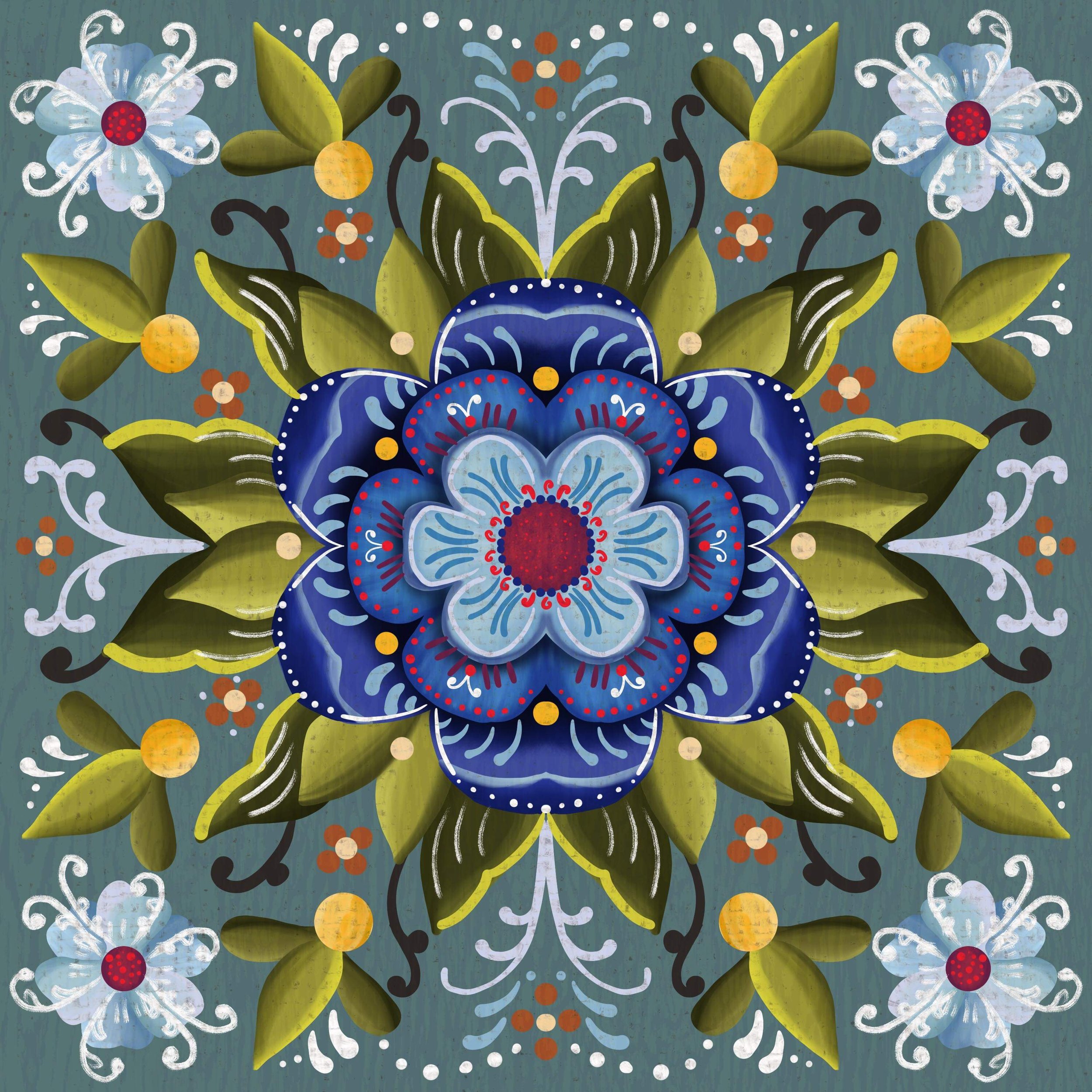 Floral Folk Art II