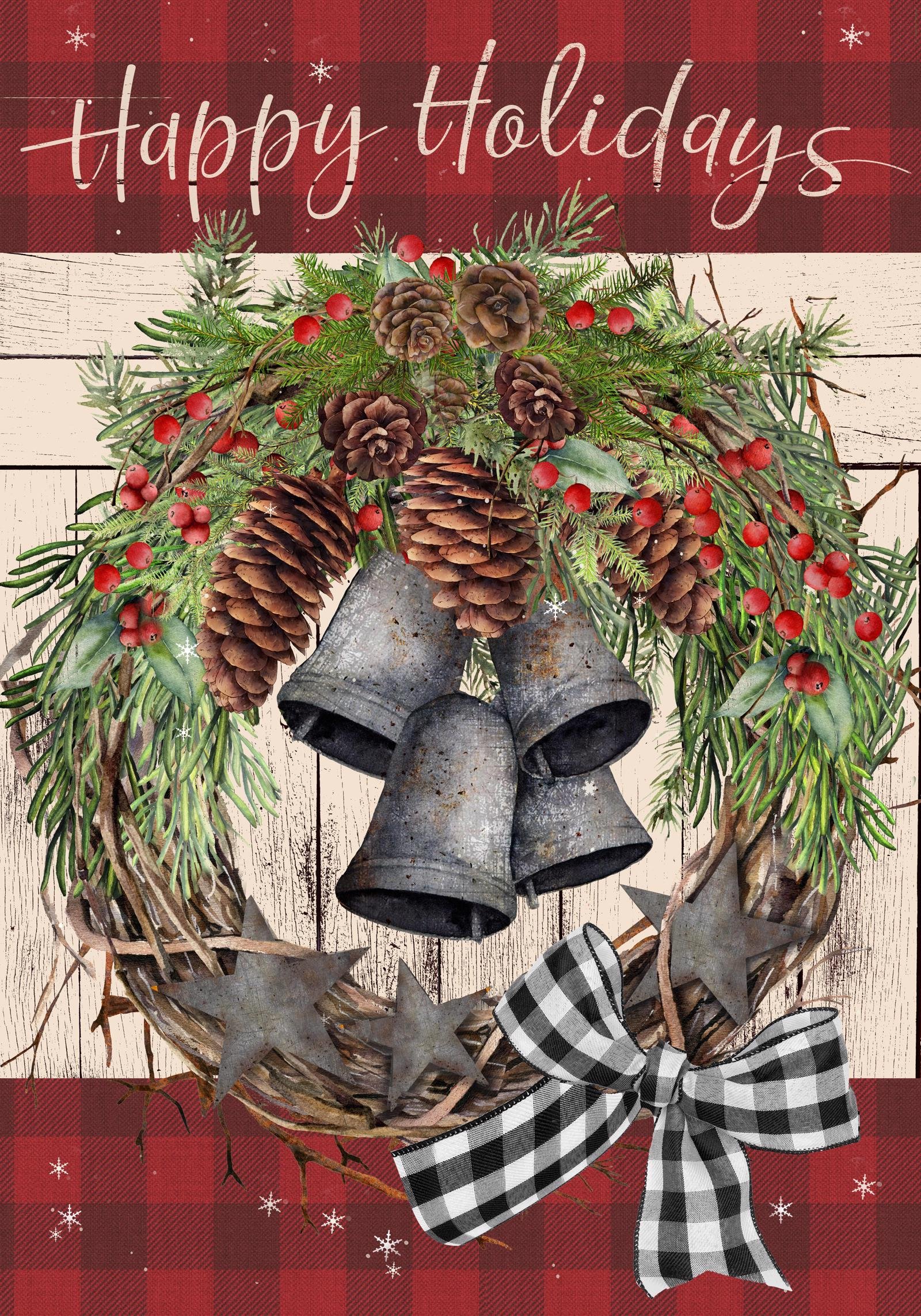 Holiday Bell Wreath