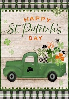 Saint Patrick Pickup Truck
