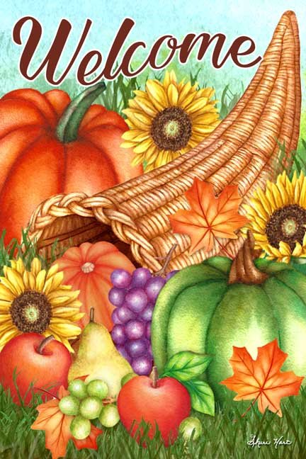 Pumpkins and Cornucopia