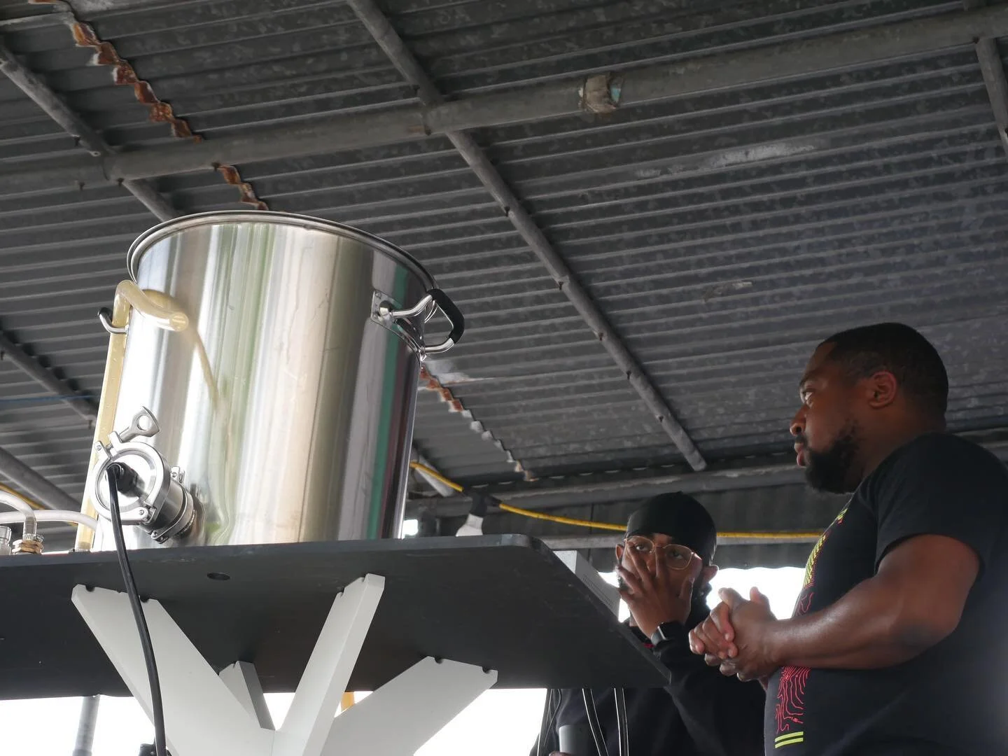 Outdoor Brew day with Adapt Beer Project - 𝟔.𝟐.𝟐𝟏⁣
📸: @shoot.the.jay 
⁣⁣⁣
⁣
⁣⁣⁣
⁣⁣
⁣⁣⁣
⁣⁣⁣
⁣⁣⁣
⁣⁣⁣
⁣⁣⁣
#homebrewing #craftbeer #abp #theprocess #adaptbeerproject #blackmen #beer #welcome #closedonsundays