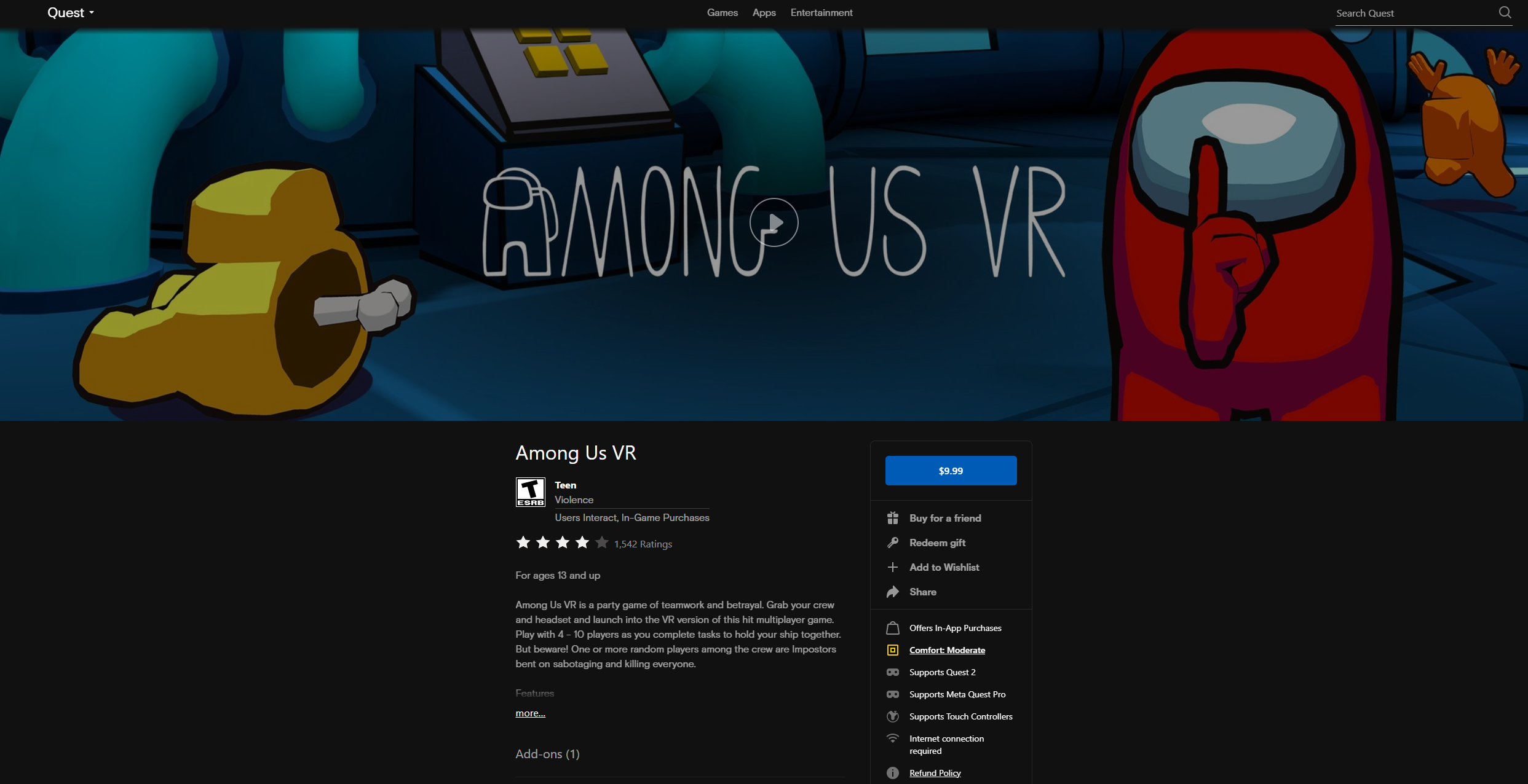 AMONG US 360° Video - IMPOSTOR in VR 