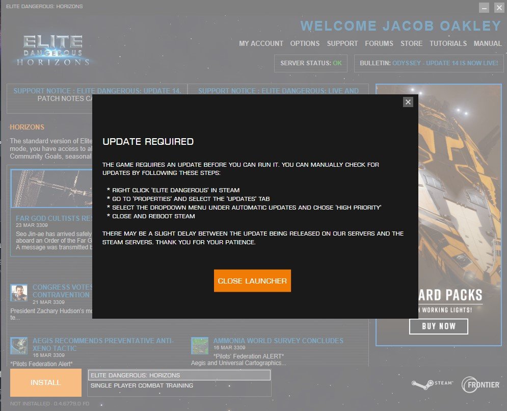 Elite Dangerous: Odyssey, PC - Steam