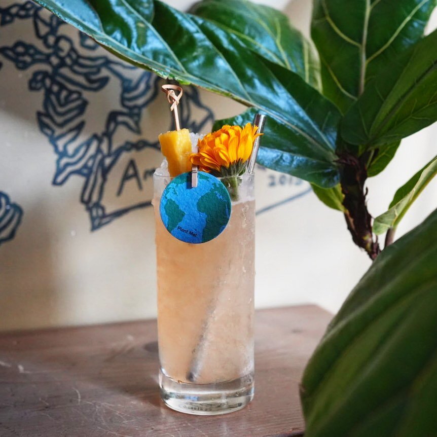 She is beauty, she is grace&hellip;won&rsquo;t you stop by to have a taste? 

𝐌𝐢𝐬𝐬 𝐔𝐧𝐢𝐯𝐞𝐫𝐬𝐞 👑 🌎🌼
Copalli Organic White Rum
Copalli Cacao Rum
Aperitivo 
Lime
Pineapple 

This is our homage to Earth Month &mdash; for each order, you&rsqu