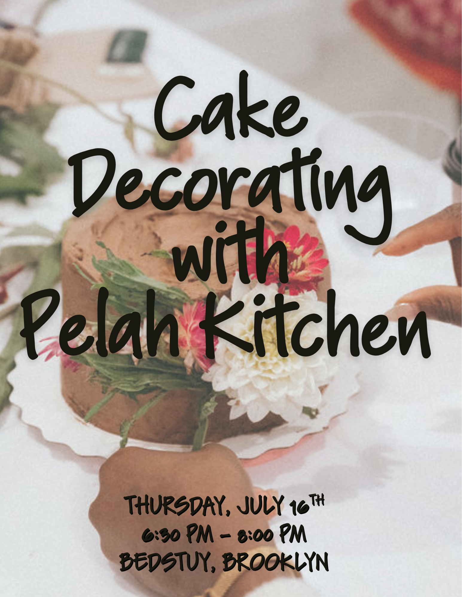 Cake Decorating with Pelah Kitchen: July class
