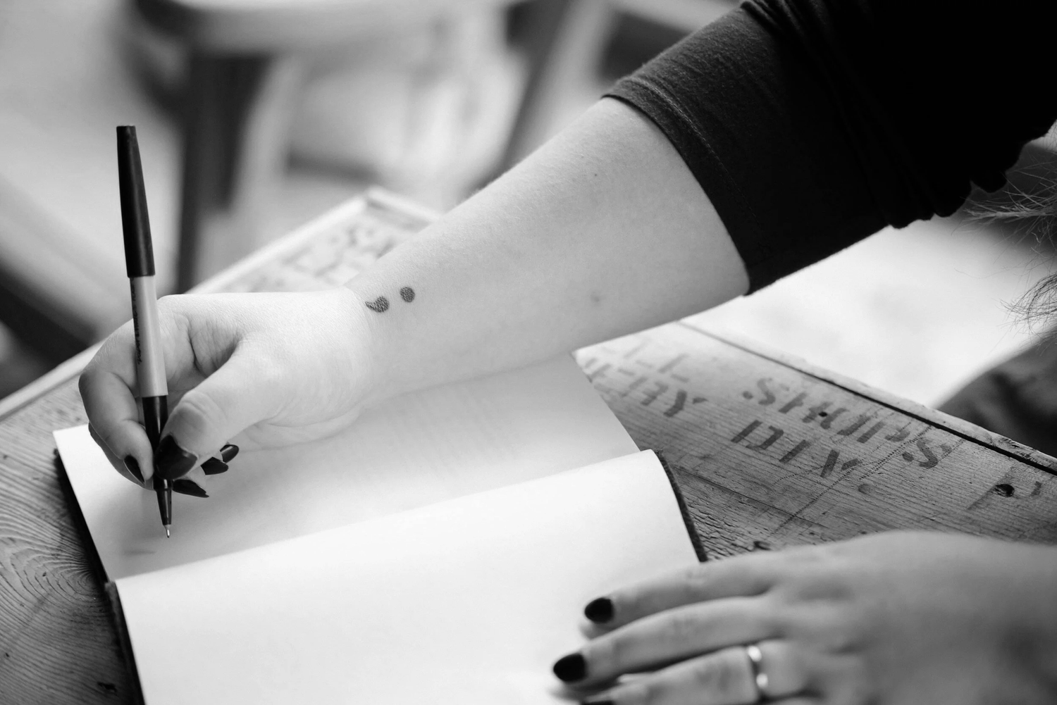 The Semicolon Tattoo: A Symbol of Survival, Not Perfection