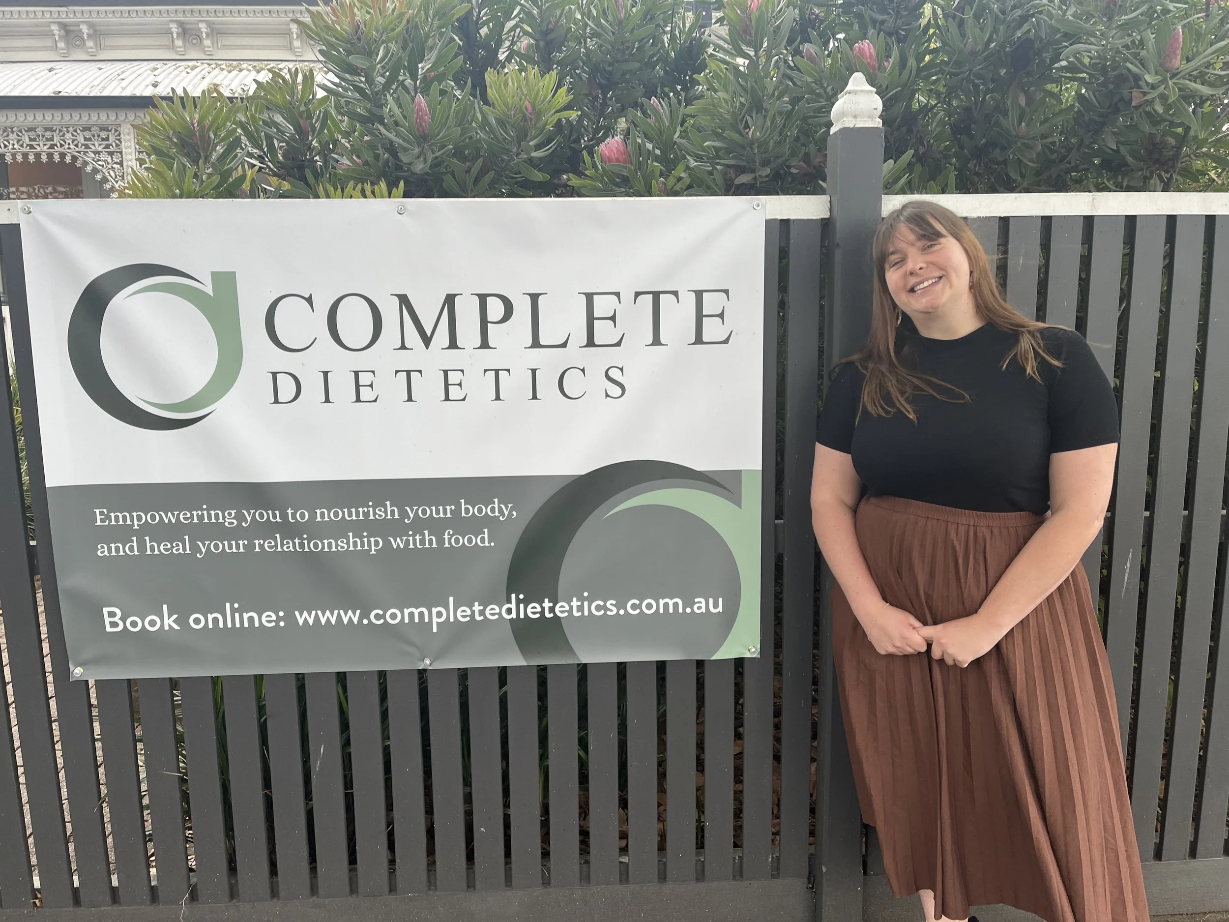 Image of Darcy at the Complete Dietetics office in Geelong