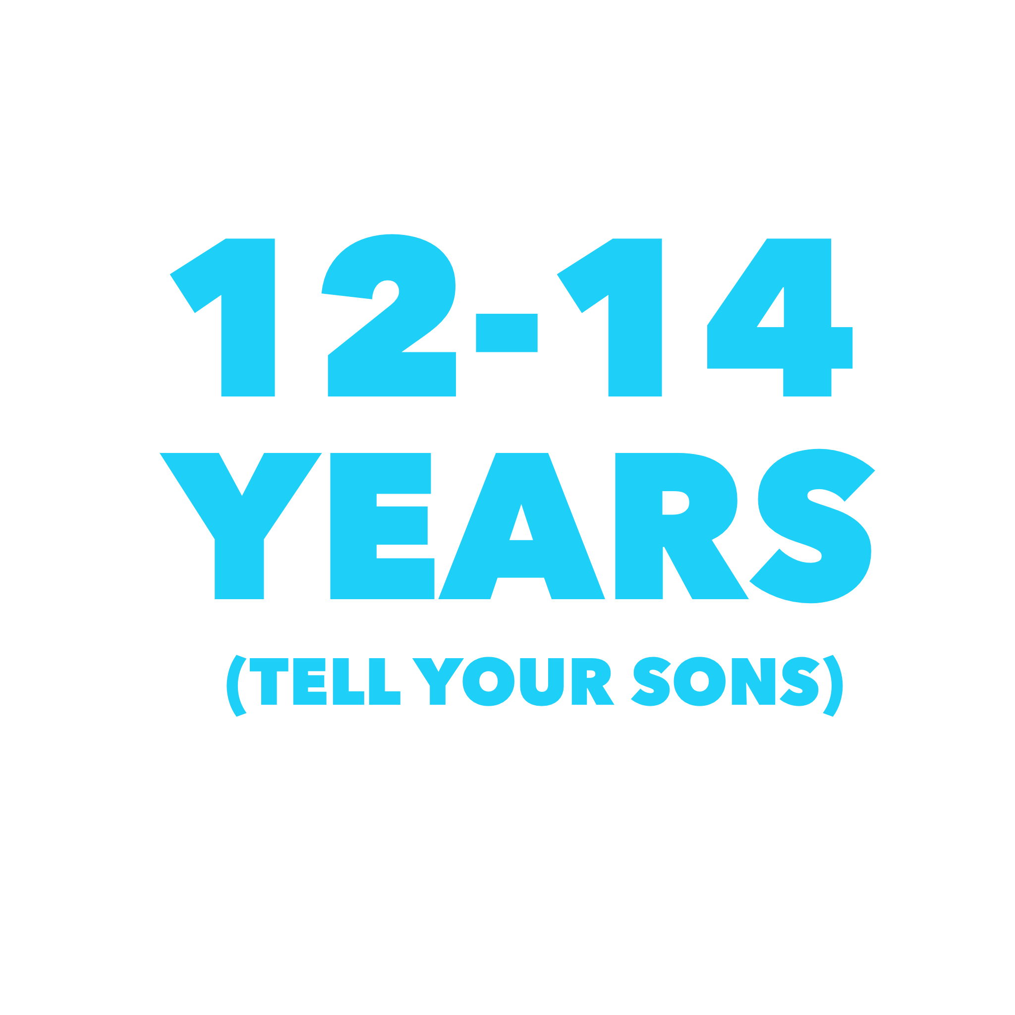 12- 14 years - Sons