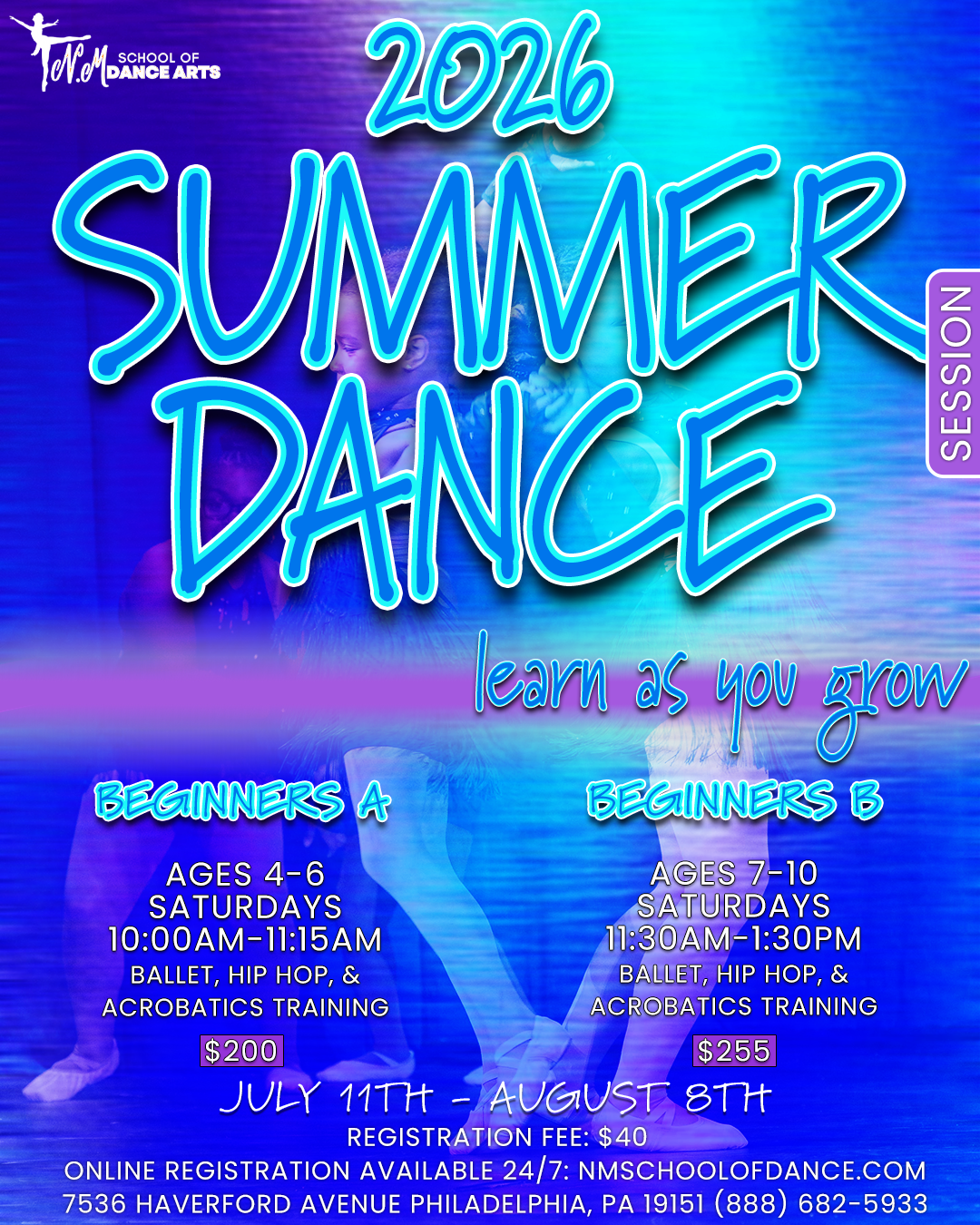 2026 SUMMER SESSION REGISTRATION