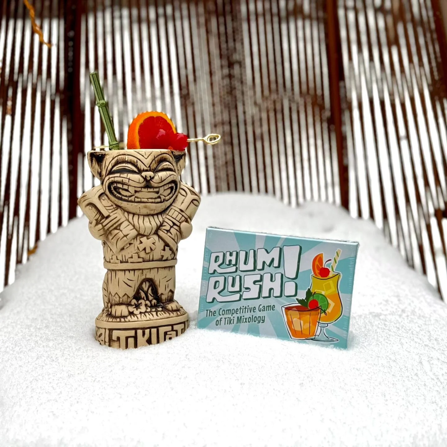 Brrr, it's cold outside, but Rhum Rush is turning up the heat! βοΈπ₯πΉ
.
.
Head over to www.RhumRush.com to get your copy.
.
.
#rhumrush #rhumrushcardgame #overpourstudios #tiki #tikidrinks #tikibar #tikicocktails #drinkstagram #bargame #tikiculture #
