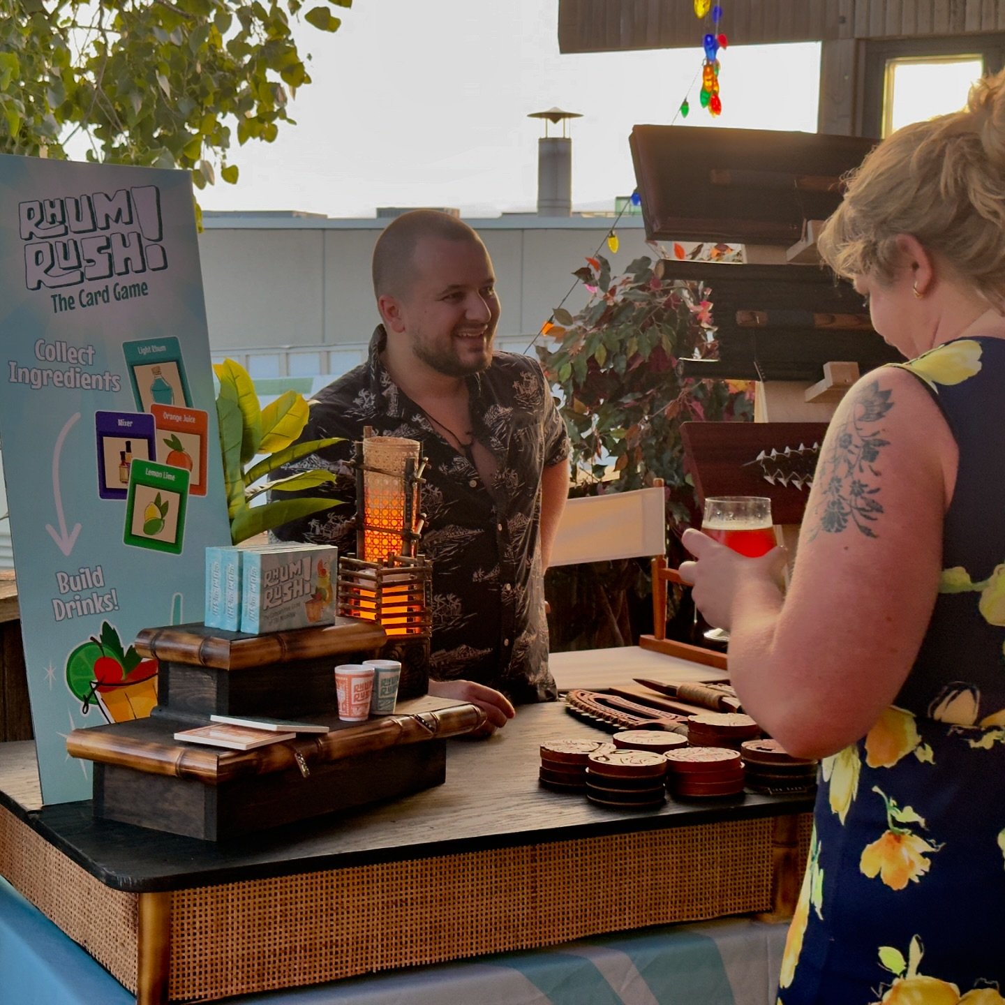 Catch us vending this weekend for @theleiaway at @tornlabelkc and @kontikikc π΄πΉ
.
#rhumrush #rhumrushcardgame #overpourstudios #tiki #tikidrinks #tikibar #tikicocktails #tiktokboardgames  #bargame #tikiculture #rhum #rum #cocktails #tikilife #mixo