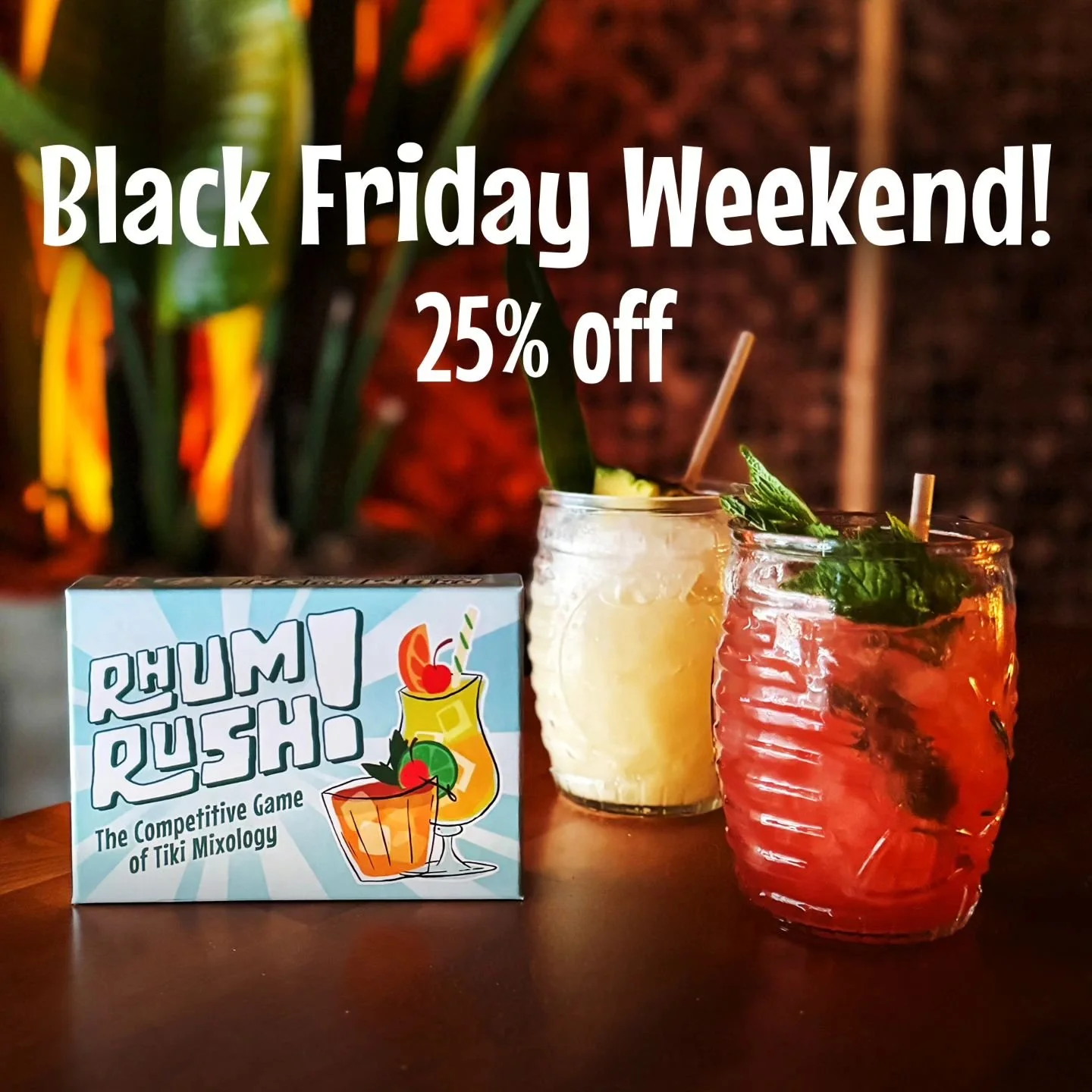 Black Friday Weekend Sale (Fri-Sun) – 25% Off! Whether you've been wanting to get your own copy or are looking for the perfect Christmas gift, now is the time to grab it!
Code: RHUMFRIDAY2024
.
.
.
#supportsmallbusiness #supportlocal #blackfrid