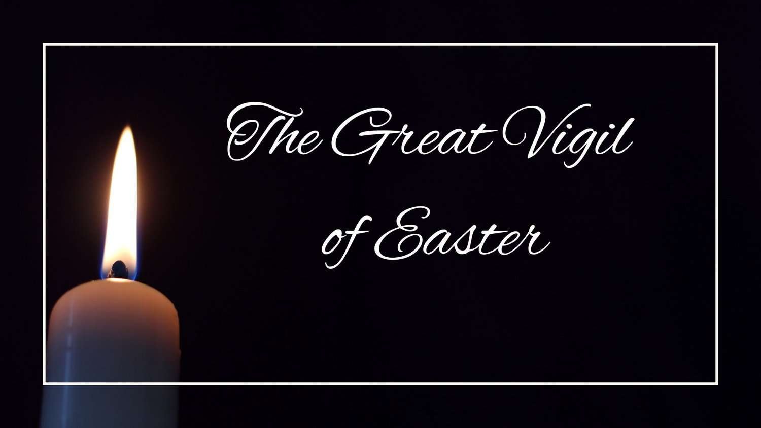 The Great Easter Vigil, Sung Mass