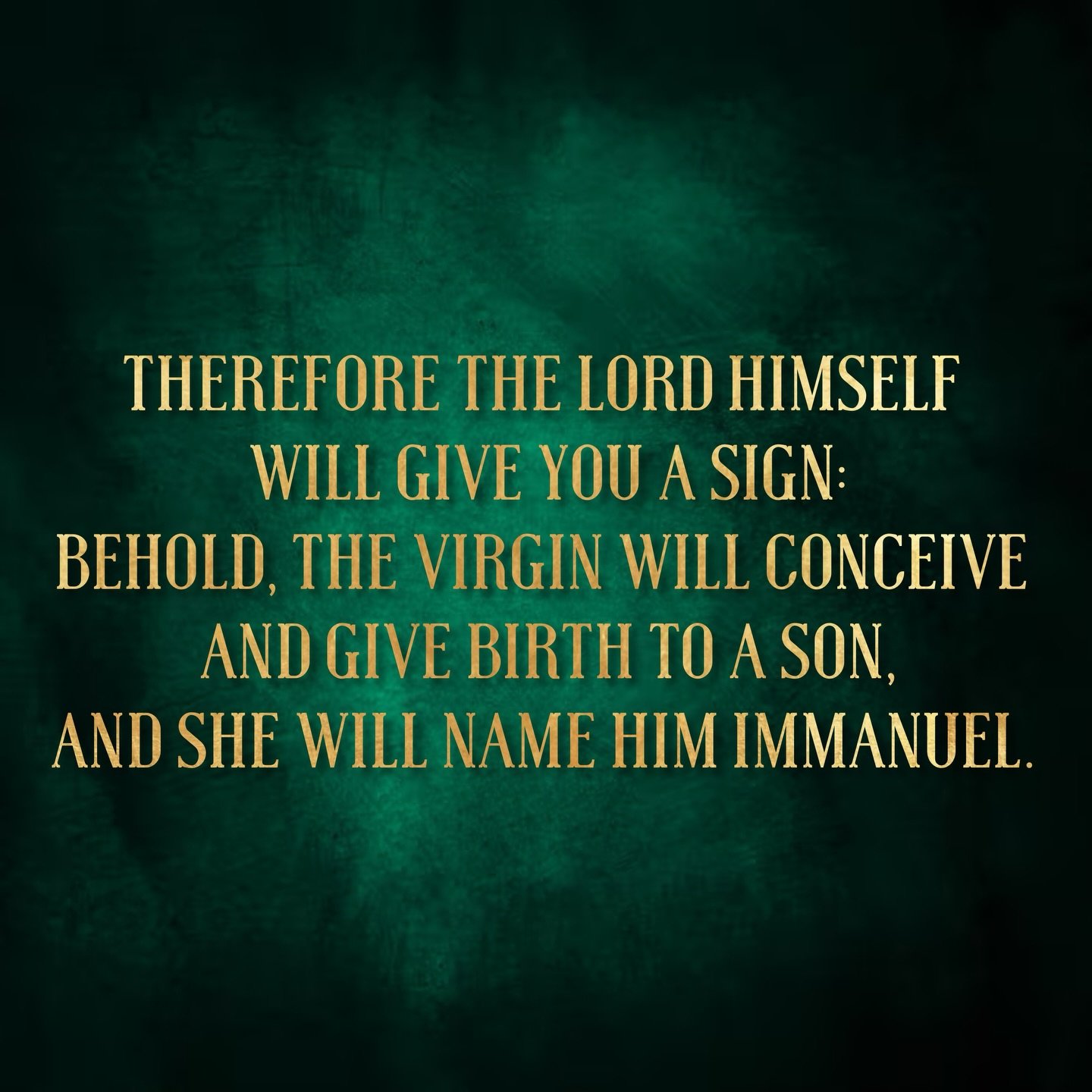 -Isaiah 7:14

Merry Christmas! Hope has been born! 🌲