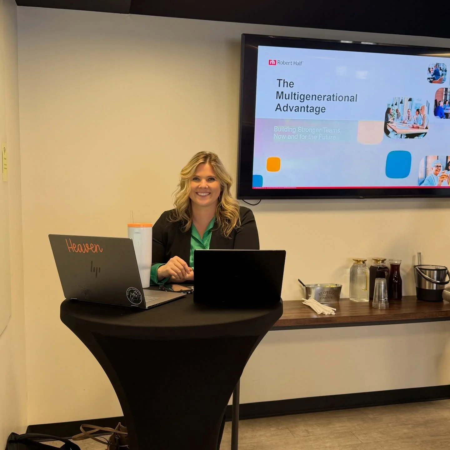 Connecting the multigenerational divide in the workspace! 

First Lunch N&rsquo; Learn in the books and Morgan did a fantastic job sharing some insights and tips for balancing out your team! 

And huge thanks to our food sponsor @hopdoddy and @robert