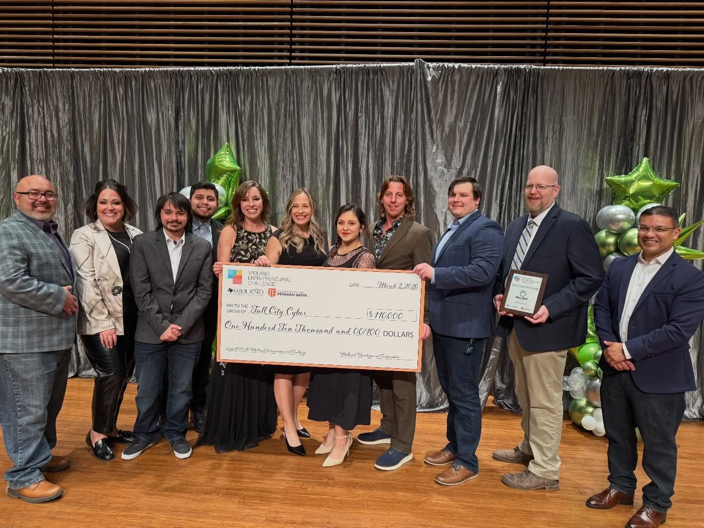 Tall City love for Tall City Cyber!

We are so proud of Gina Lewis and her team at Tall City Cyber! Gina is a coworking member and a true community powerhouse.

Our team was honored to witness the recognition of the Midland Entrepreneur Challenge win