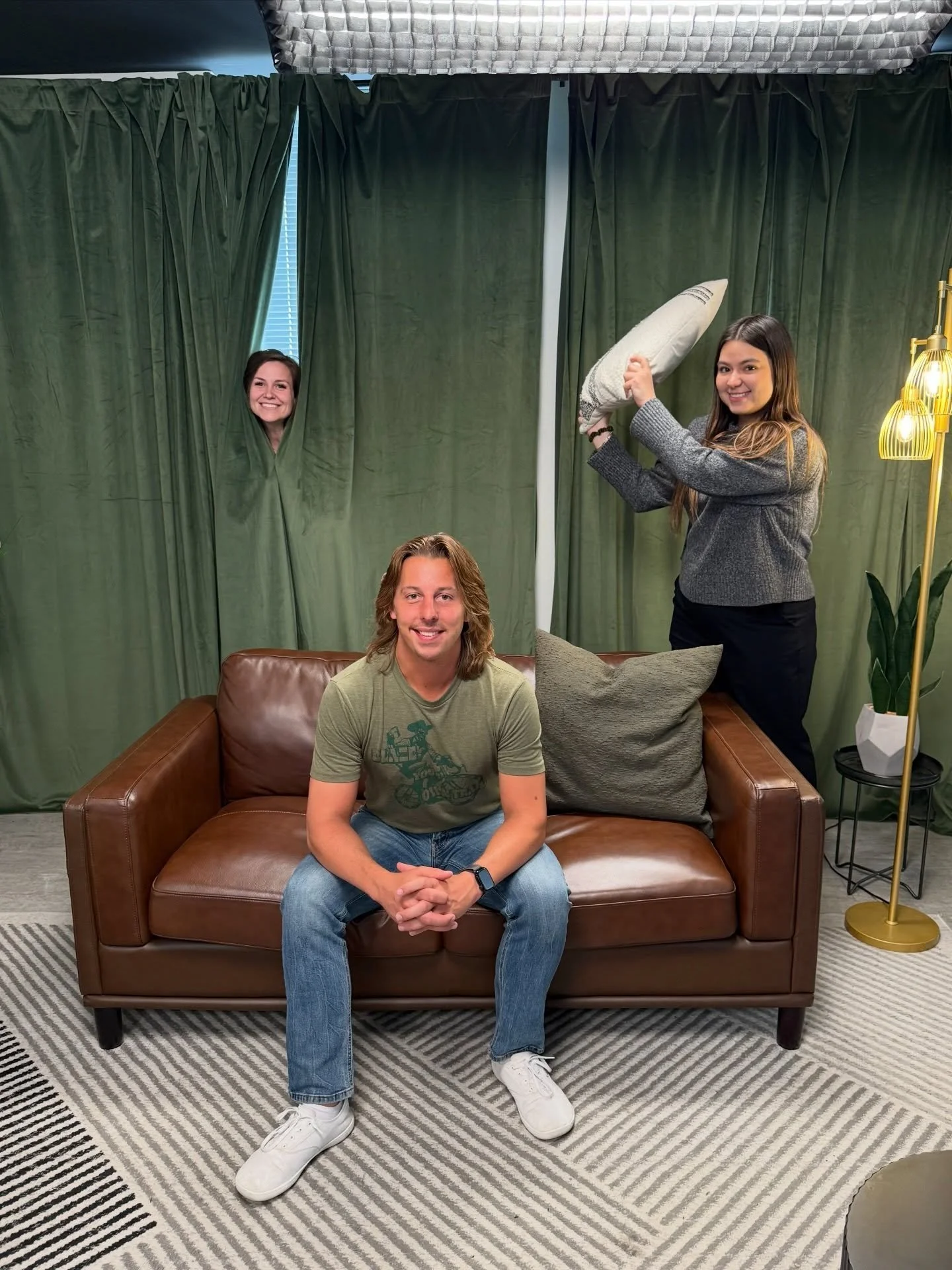 Back where it all started! 

The spring internship has concluded, we are proud to say Heaven and Yazme accepted positions at @agape.marketing.advertising 

Art is back to a party of one.. so you can expect to see him back in the cafe area more often!