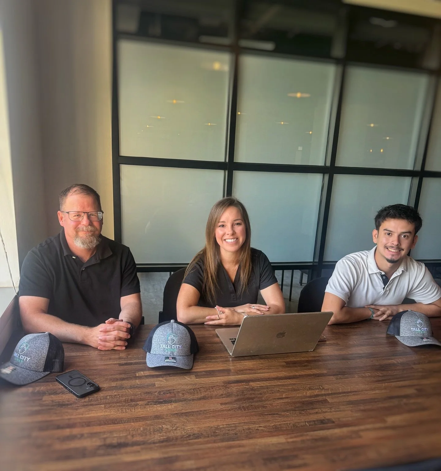 Cyber security team! 😎

We are excited to see Gina&rsquo;s new summer interns for onboarding today! We also love having some UTPB falcons in the space! 

@utpb_careerservices