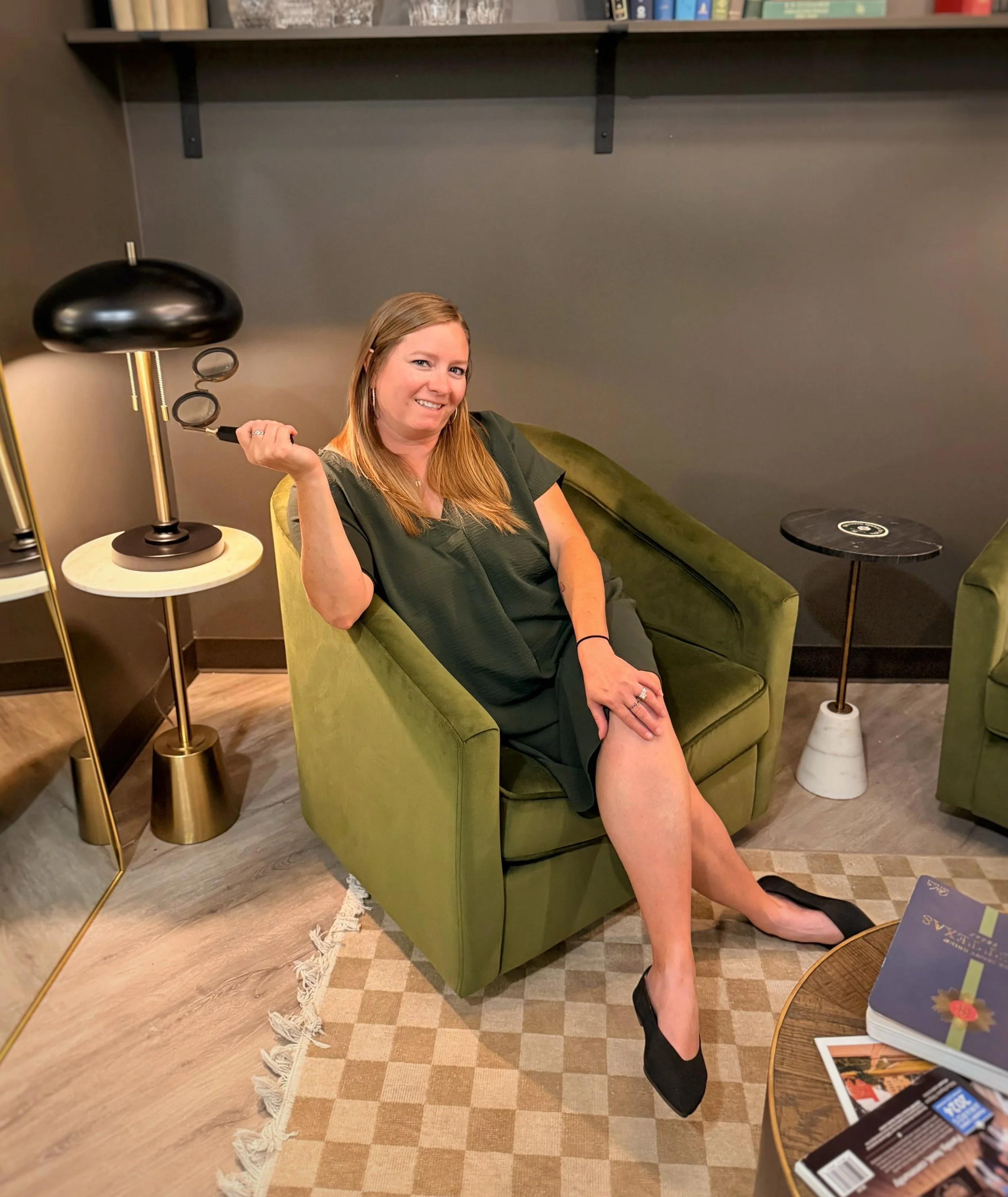Not just the bookkeeper- she&rsquo;s the kind face and warm welcome behind the front desk at Centennial Tower.

Hilary has been with Second Story for over a year and has single-handedly rescued us from countless grammatical errors.

We&rsquo;re so gr